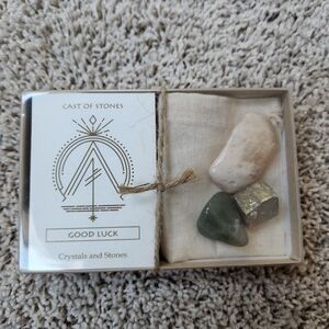 Cast of Stones Good Luck Gemstone Set Citrine Green Adventurine Pyrite